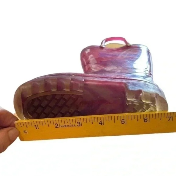 Western Chief Girls pink camo rubber rainboots Toddler Sz 9 No removable insole. - Picture 9 of 9